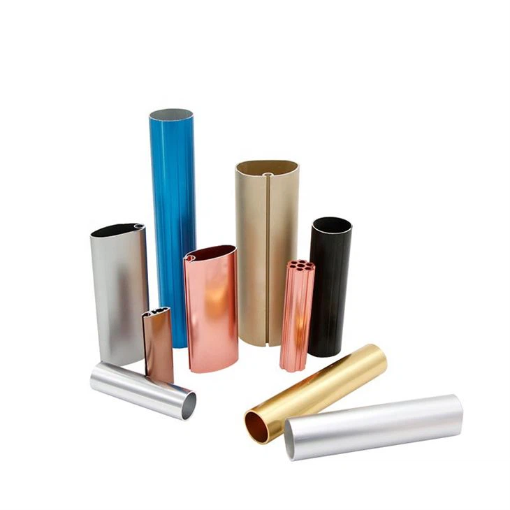 Tiwb Sgwâr Telesgopig Alwminiwm Plygu Anodized Lliw 5mm