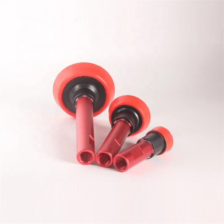 Red M6 Stainless Steel Extension Shaft For Car Rotary Polisher