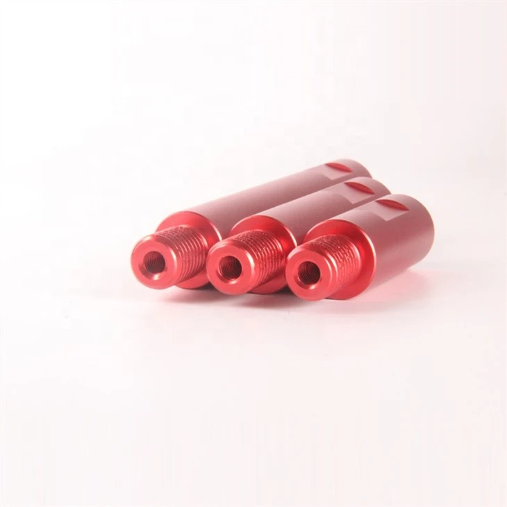 Red M6 Stainless Steel Extension Shaft For Car Rotary Polisher
